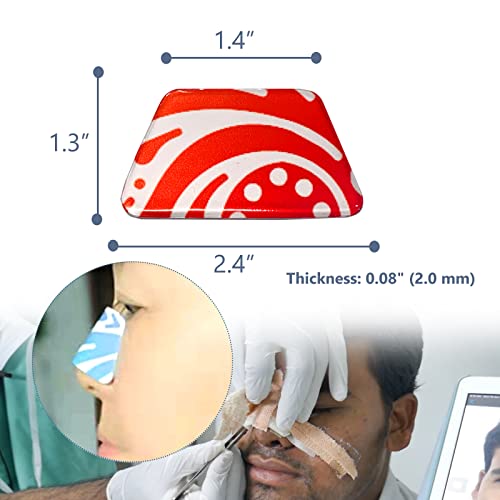Aluminum Nasal Splints - Rhinoplasty Septoplasty Sur-Gery Nose External Support Protector for Nose Brace Fracture, Orthopedic Immobilization, Pattern Random