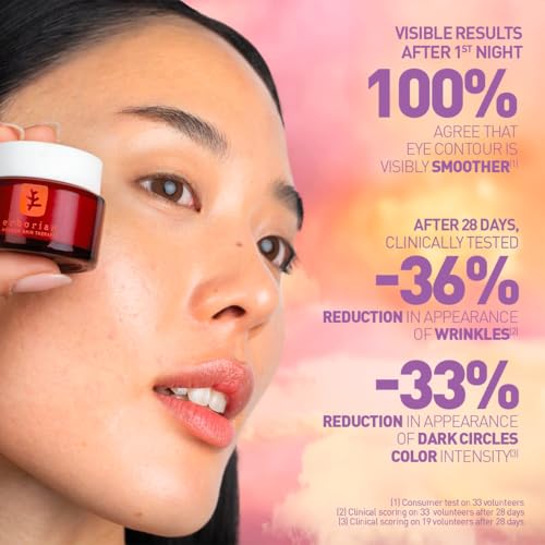 Erborian Skin Therapy Eye Cream, Multi-Perfecting Anti-Aging, Illuminates, De-Puffs, Firms, Hydrates With Caffiene, Lightweight, Korean Skincare, 15mL