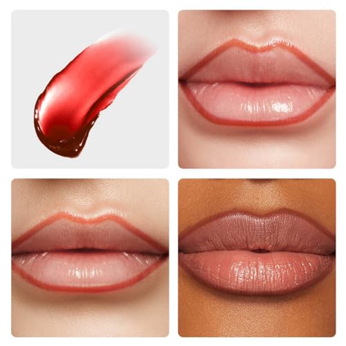 Lip Liner Peel Off Lip Liner Stain Pencil Waterproof Long Lasting Transfer-Proof High Pigment (03#)