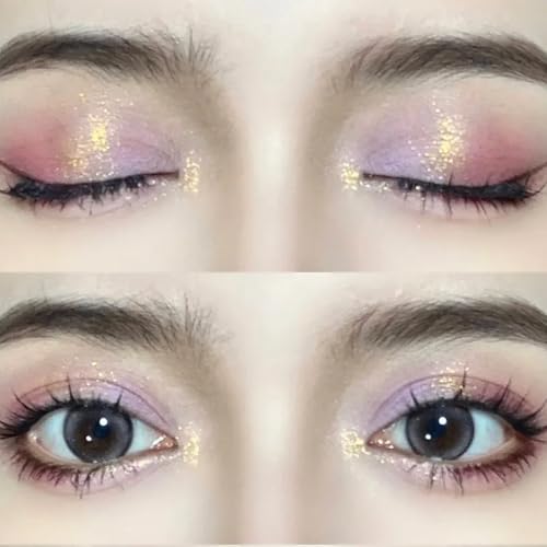 9-Color Glitter Eyeshadow Palette Set ? High Pigment Matte & Shimmer Eye Shadow Powder, Creamy Waterproof Long-Lasting Makeup Palettes for Natural to Bold Eye Looks,25# Snow White