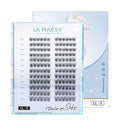 144Pcs Lash Clusters, Wispy Natural Eyelash Clusters, C Curl 10-14mm Individual Lashes Eyelash Extension,Large Tray(PL17)