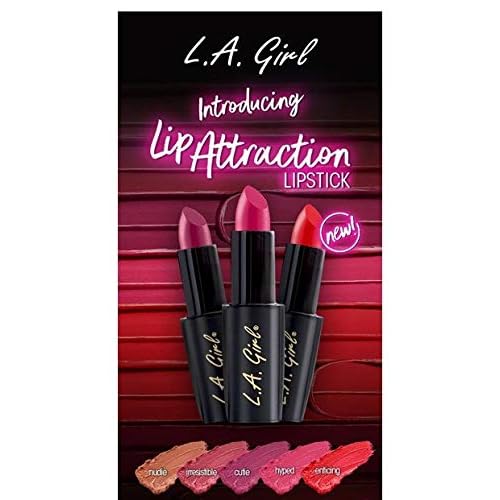 L.A. Girl Lip Attraction Lipstick, Cutie GLC583