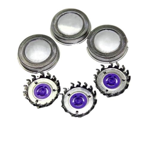 3Pcs HQ55 Replacement Shaver Heads Blades Fit for 5841XL 5825XL 5822XL 5821XL 5810XL 5803XL 5802XL 5801XL, Close-cutting Men's Electric Razor Blades for a Smooth & Clean Shave