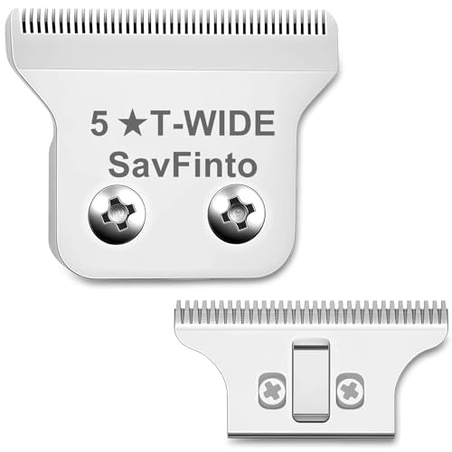 2215 T Wide Adjustable Trimmer Blades for Wahl 5 Star Series Detailer (8081) & Cordless Detailer LI (8171), Model 2215