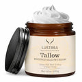 Whipped Tallow Cream for Face & Body 4oz | Grass Fed Beef Tallow Moisturizer | Face Cream for Dry Skin & Sensitive Skin | Beef Tallow Balm, Non-Greasy Daily Skincare (120 gram, Clean Cloud)