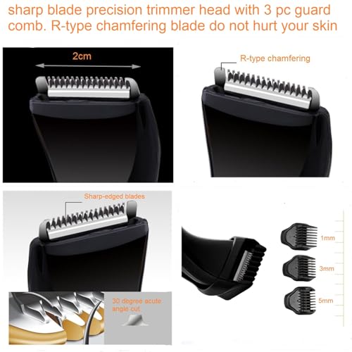 Pubic Hair Trimmer for Women,Intimate Shaver for Lady,Electric Body Hair Remover,Travel Bikini Safety Razor,Battery Operated Hair Removal Epilator,Painless Haircut for Face Leg