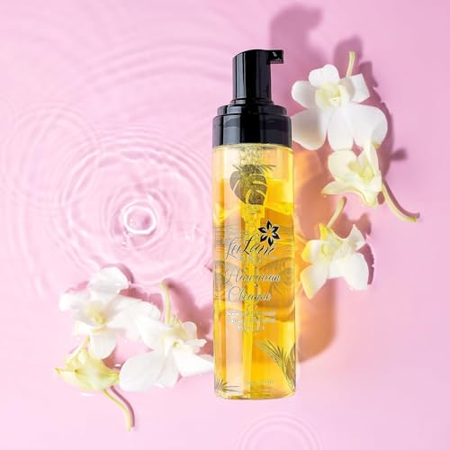 Sweet LeiLani Hawaiian Hydrating Foaming Facial Cleanser, Body Wash, Makeup Remover, Shampoo, Makeup Brush Cleaner | Multi Purpose Cleanser