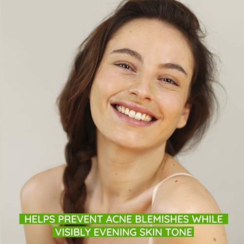 Aveeno Positively Radiant Clear Complexion & Acne Facial Moisturizer with Soy and Salicylic Acid for Oily Skin, Hypoallergenic Formula, Paraben-Free, Non-Comedogenic, Pump, 4 FL OZ, (Pack of 2)