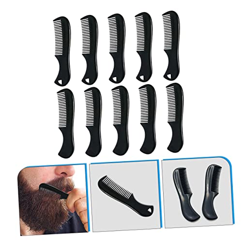 MERRYHAPY Pocket Sized Beard Comb for Men Mini Mustache Styling Brush Hair Grooming Tool Compact Retro Design for Travel Everyday Use