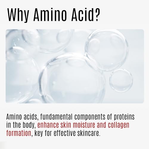 Amino Moisture Hydrating Facial Sheet Mask | Natural Mineral Water, Hyaluronic Acid, Ceramide | Anti-Aging, Soothes Dry Skin, Enhances Elasticity (5 Sheets)