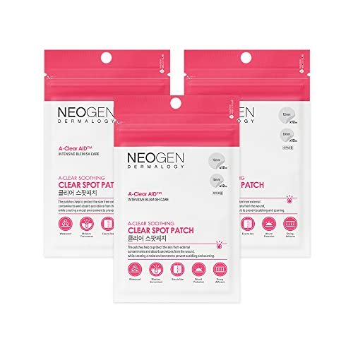 EZACNE¢â Pimple Patches for Face - Thin Hydrocolloid Acne Patches for Zits and Blemishes, Spot Treatment Stickers for Face and Skin, Tapered Edges to Blend Into Skin (36 Count)