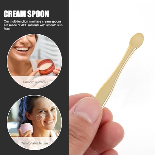 Mini Facial Mask Spoon 10Pcs Cosmetic Cream Spatulas for Even Skincare Application Mixing Sampling Tools for Face Cream Serum