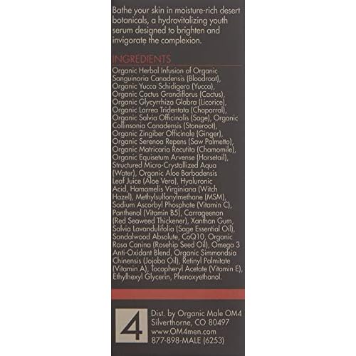 Warm Sands Botanical Youth Serum by Organic Male OM4