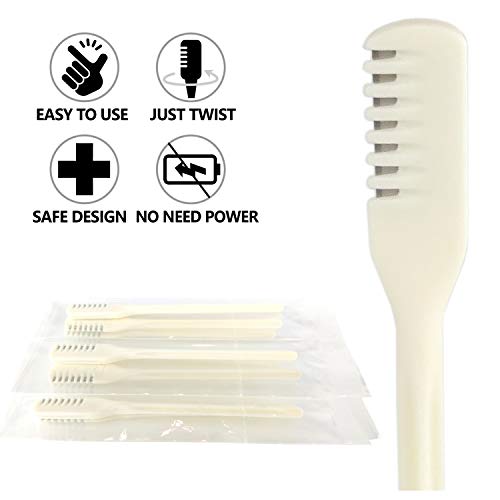 Seki Japan Nose Hair Trimmer Clipper Cutter Safety Protected Razor Hair Removal (Pack of 10 Pieces)