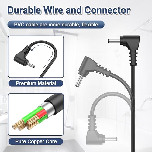 AC Adapter Charger Compatible with Wahl Trimmer 9865 9865-2801 9888-600 9891-100 Power Cord