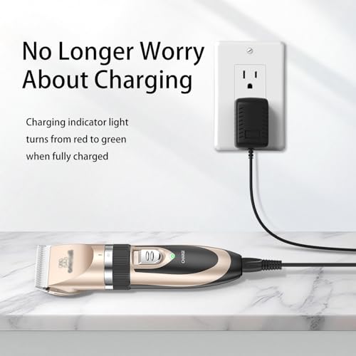 Charger for oneisall Low Noise Dog Clippers, Replacement Charger Cord Compatible with SUPRENT Hair Clippers, Pet Hair Clipper Shaver Charging Cable