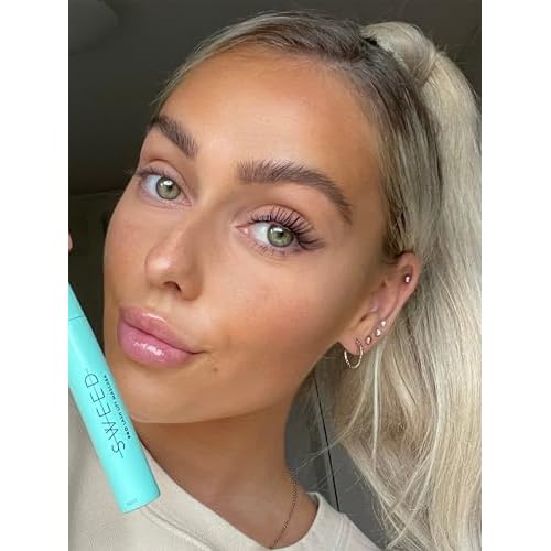 SWEED - Lash Lift Mascara | Lightweight, Flake-Free, Smudge-Proof | Vitamin B5 | Vegan, Cruelty-Free, Clean Beauty (Dark Brown, 0.27 oz | 8 ml)