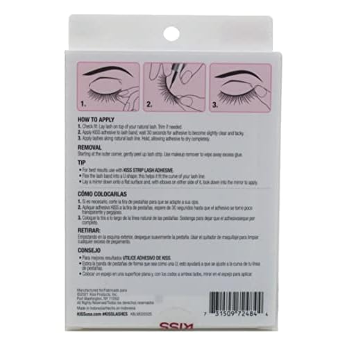 Kiss So Wispy Pompadour Lashes 5 Pairs (Pack of 2)