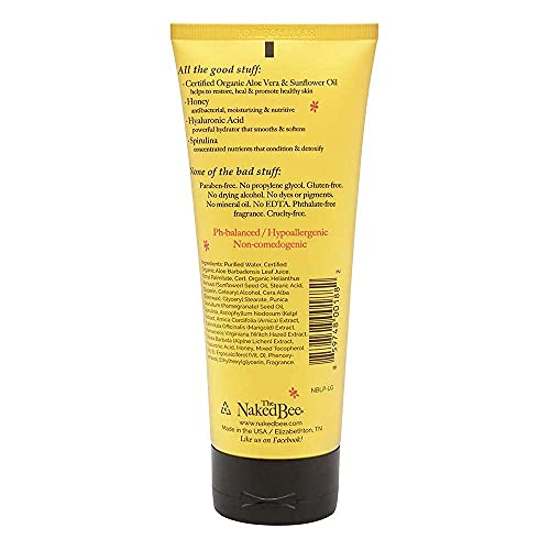 The Naked Bee Orange Blossom Honey Restoration Foot Balm, 2 Oz - 2 Pack + Pomegranate & Honey, Hand and Body Lotion, 6.7 Fl Oz