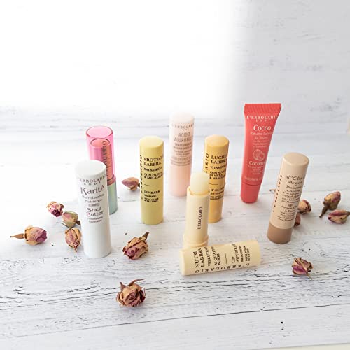 L'Erbolario Olive and Tea Tree Lip Gloss ? Soothing Lip Balm Gloss with Sweet Fruity Aroma ? Enhances Shine and Softness with Subtle Shimmer - 0.15 oz