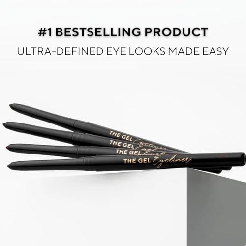 Shades By Shan The Gel Eyeliner, Long-Lasting Smudge-Proof Formula, Vegan, Black Tea