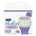 Schick Intuition Pure Nourishment Women's Razor Refills, Pack of 3
