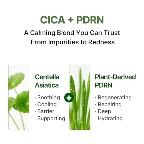 NACIFIC CICA PDRN First Toner 5.07 fl oz 150ml, Centella Asiatica & PDRN for Sensitive Skin, Cooling Spot Toner, Balancing & Soothing Korean Skincare