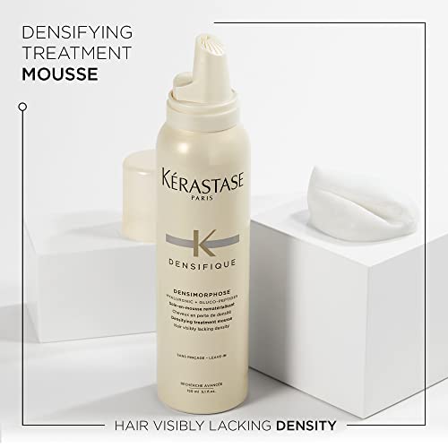 KERASTASE Densifique Mousse - Leave In Thickening Mousse, Adds Volume and Shine to Thinning Hair Types, With Hyaluronic Acid