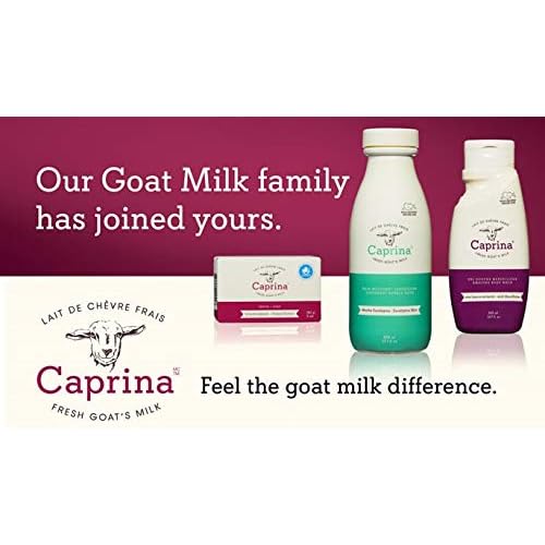Caprina Fresh Goat¡¯s Milk Soap Bar, Orchid Oil, 3.2 oz (8-3 Packs), Cleanses Without Drying, Biodegradable Soap, Moisturizing, Vitamin A, B2, B3, and More