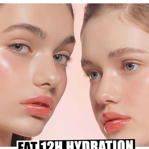 Hydrating Lip Oil, Big Brush Head Lip Glaze Shiny Transparent Lip Glow Oil, Nourishing & Non-sticky Long Lasting Fresh Clear Smooth Lip Care Plumping Lip Oil (Set A)