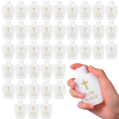 40Pcs Holys Waters Bottles Holy Water Empty Containers 60ml Holy Water Plastic Bottle
