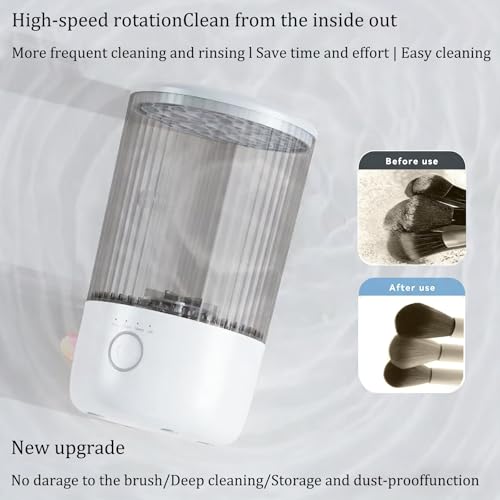 Electric Makeup Brush Cleaning Machine, Automatic Makeup Brushes Cleaner Suitable for Various Makeup Brushes & Tools