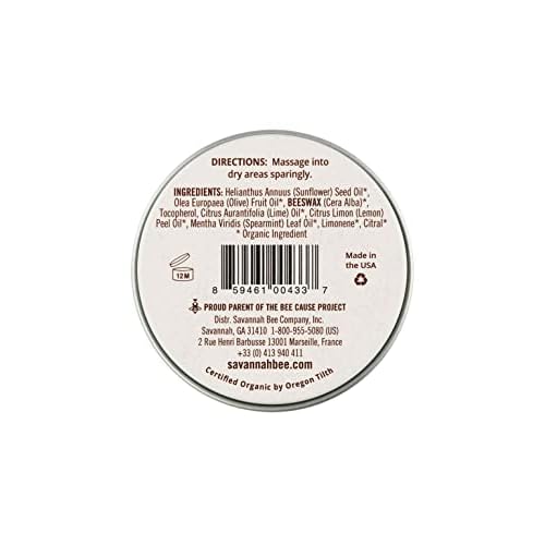 Savannah Bee Company Original Beeswax Salve - Deep Moisturizer Hand Salve