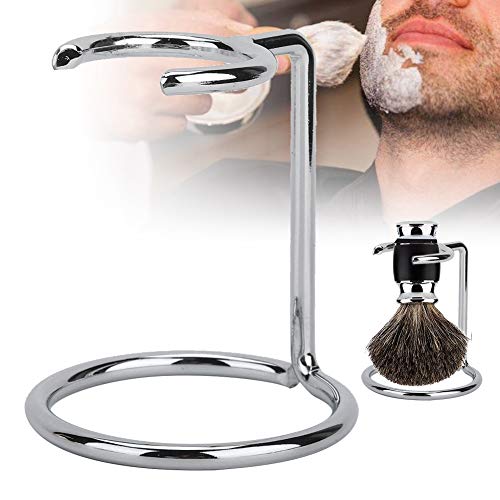 And Brush Stand,Men Stainless Steel Shaving Brush Stand Holder For Salon Home Travel Use