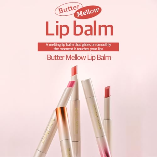 Butter Mellow Lip Balm #01 Cherry Bloom, 1.7g (0.06oz) ? Moisturizing & Nourishing Lip Care for Soft, Smooth Lips