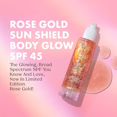 Sun Shield Bundled with On-the-Glow Gold Rose Gold Shimmer