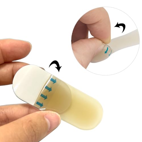 10pcs/box Transfer Eyebrow Skin Sticker Silicone Eyebrow Protection Waterproof Tape Permanent Tattoo Training Real Operation Practice (10pcs/bag)