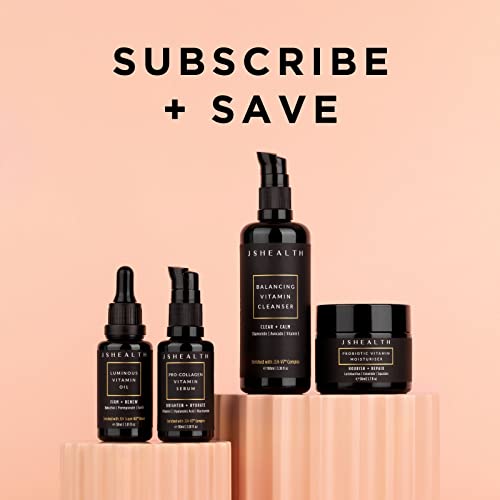 JSHealth Hydrating Face Oil For Women and Men with Rose Oil & Vitamin E Oil For Skin - Facial Oil for Dry Skin