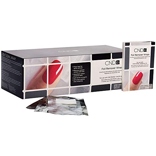 CND Foil Remover Wraps, 250 Pack