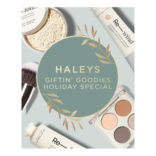 HALEYS 3pc Makeup Tools Set: Kabuki Brush, Powder Brush, Re-mix Sponge, Soft, Streak-free, Perfect Blending, Buff, Blurs, Smooths, For liquid, cream, powder, skincare, Cruelty-free, Sustainable Wood
