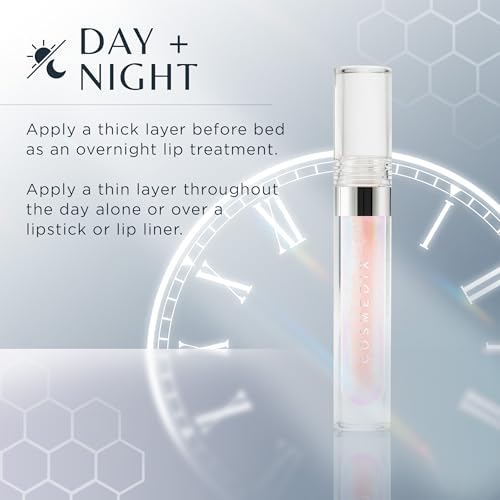 COSMEDIX Lumi Crystal Liquid Crystal Hydrator - Plumping Lip Gloss for Women for Plumped, Luscious & Fuller-Looking Lips - Long-Lasting Moisturizing Lip Filler with High-Shine Finish