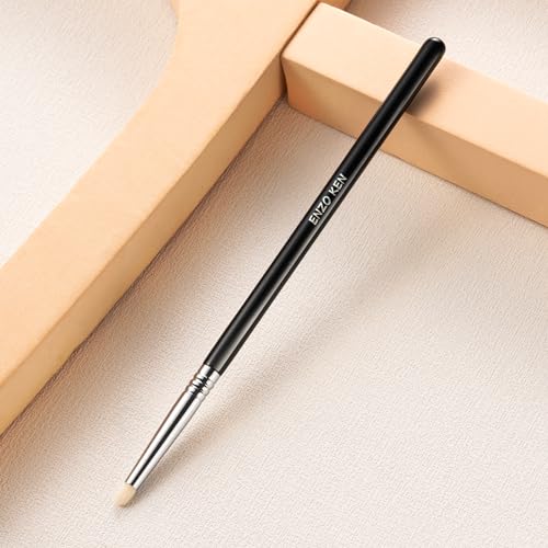 Natural Goat Hair Eyeshadow Brush, Small Blending Eye Shadow Brush, Eye Shadow Blending Brushes, Eye Blending Brush, Nose Contour Brush, Eyeshadow Blending Makeup Brushes. (E904S)