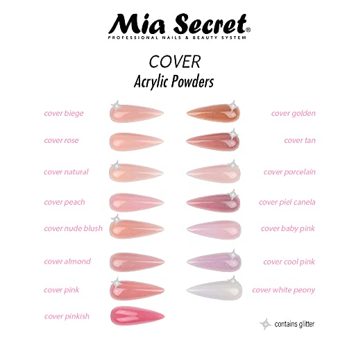 Mia Secret COVER PINKISH Acrylic Powder (8oz)
