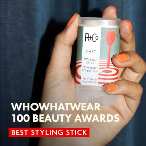 R+Co Dart Hair Wax Stick | Tame Flyaways, Sculpt & Polish | Long-Lasting Texture | Vegan + No Parabens | 0.5 Ounce (Pack of 1)