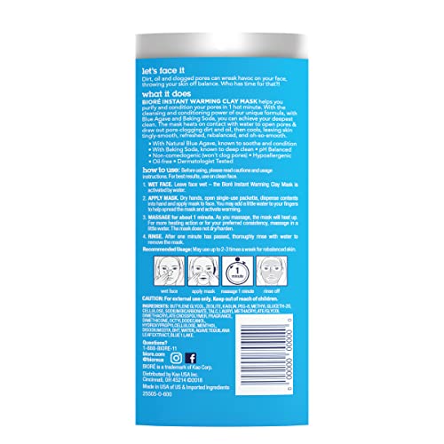 Bior? Blue Agave & Baking Soda Whipped Nourishing Detox Mask, 4 Ounces, Dermatologist Tested, Non-Comedogenic, Oil Free