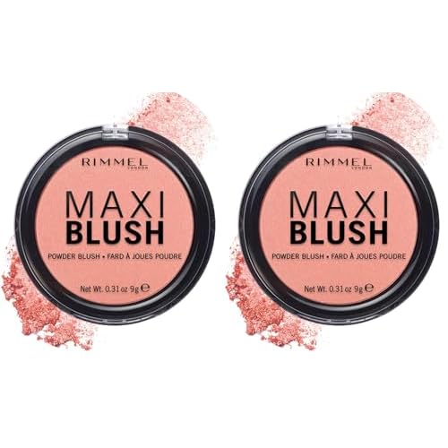 Rimmel Maxi Blush, Third Base 0.31 Ounce (Pack of 2)