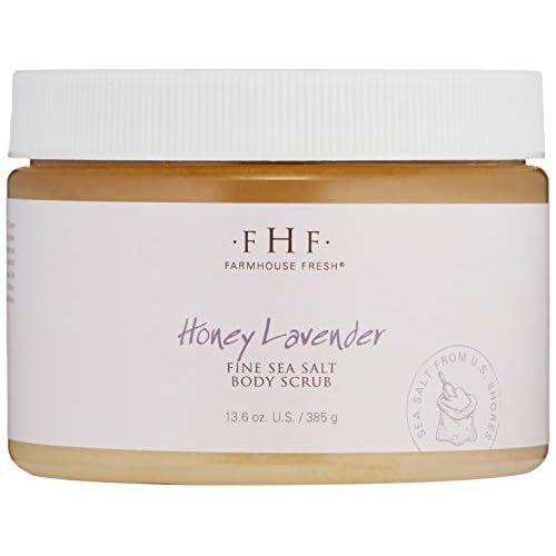 Farmhouse Fresh Honey-Lavender Fine Grain Salt Scrub 13.6 oz.