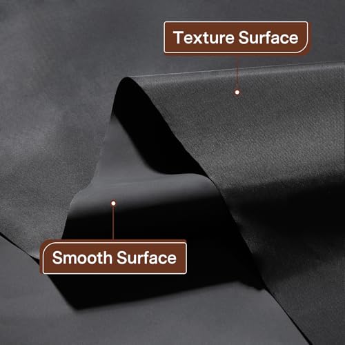 Reusable Massage Table Sheets, 87" x 51" Waterproof Massage Bed Cover PVC Wax Mat Pad Esthetician Bed Covers for Therapy Tattoo Beauty Salon SPA (Black,1pc)
