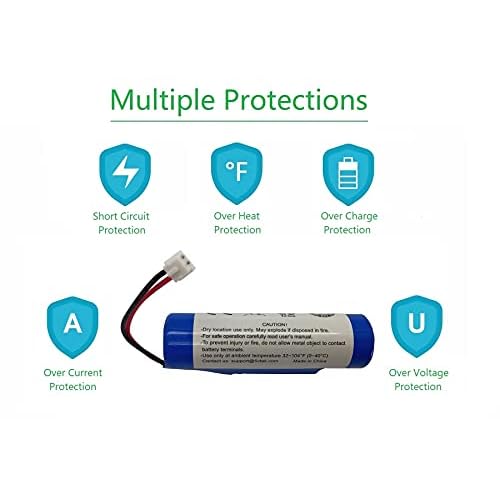 FIVO Replacement Battery for Wahl Clipper 5 Star Magic Clip Cordless, Senior Cordless, Sterling 4, Lithium Ion Cordless, Designer, Beretto, Super Taper Cordless, 93837-001, 3.7V 2600mAh