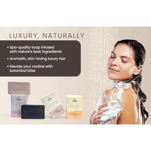 Handmade Women¡¯s Body Soaps 5 OZ Pack of 4 ? Long-Lasting Natural Bar Soap ? Luxurious Aromatherapy Scents ? Moisturizing Herbal Skincare ? Gift Set ? The Pure Balance